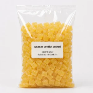 Ananas confiat cuburi